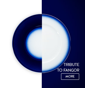 Tribute to Fangor - kobaltowe paski